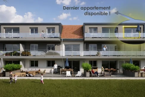 Dernier appartement T3 disponible à la Résidence L’Iris à Gilley